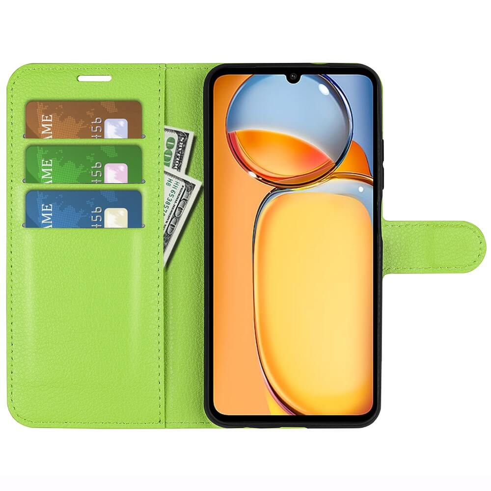 Xiaomi Poco C65 / Redmi 13C - Leather Case Cover