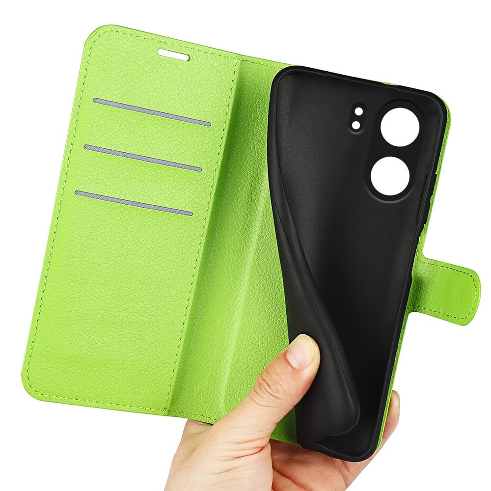 Xiaomi Poco C65 / Redmi 13C - Leather Case Cover