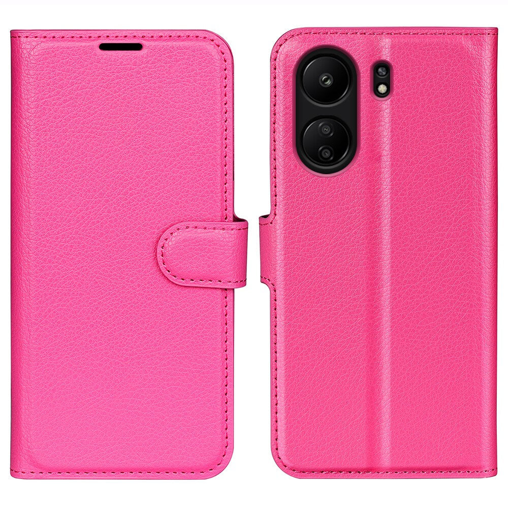 Xiaomi Poco C65 / Redmi 13C - Leather Case Cover