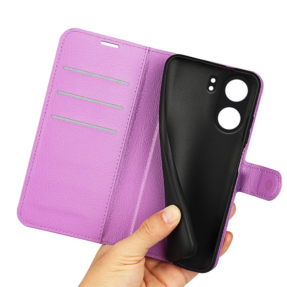 Xiaomi Poco C65 / Redmi 13C - Leather Case Cover