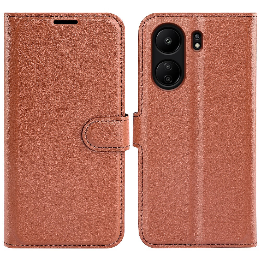 Xiaomi Poco C65 / Redmi 13C - Leather Case Cover