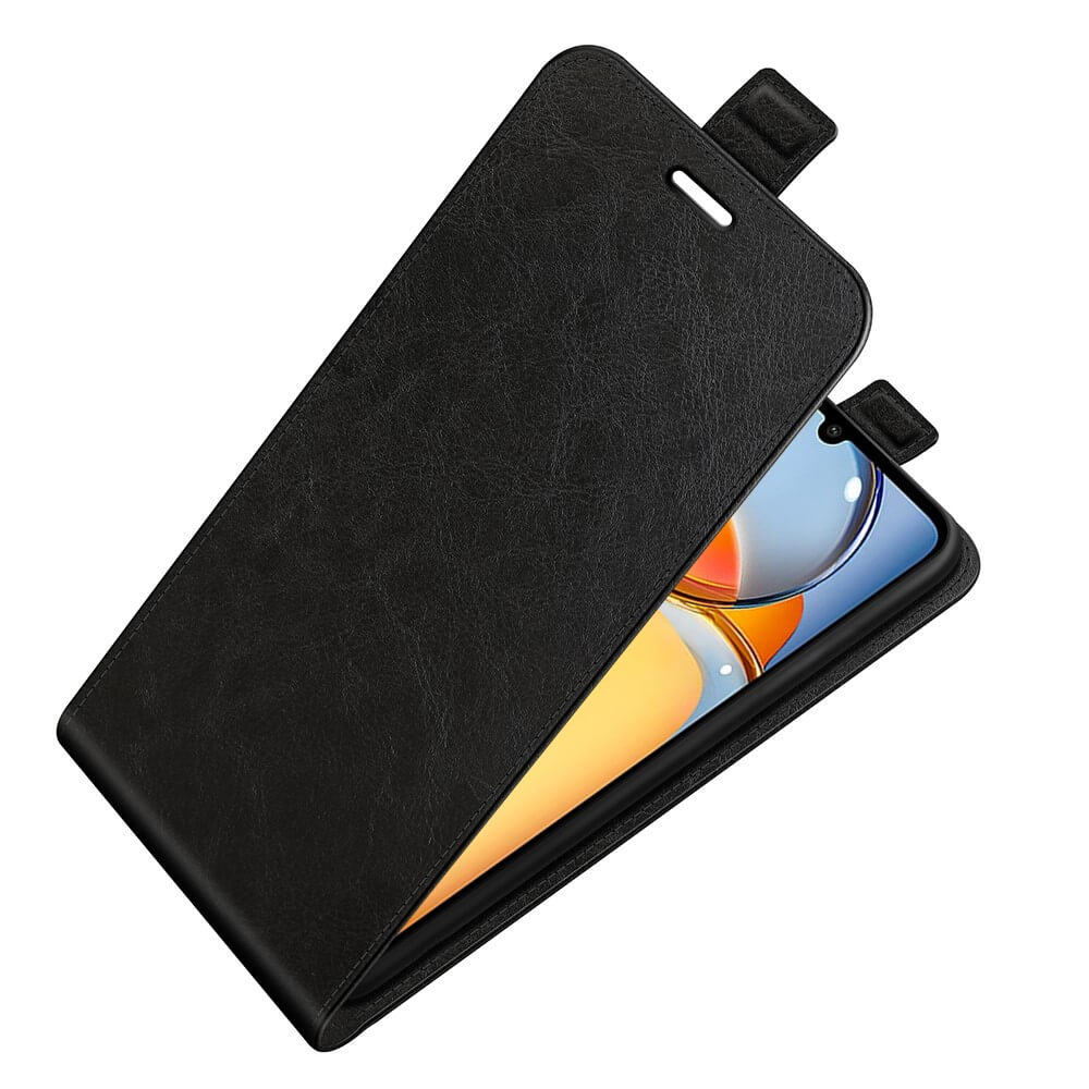 Xiaomi Poco C65 / Redmi 13C - Klassisches Flip Case schwarz