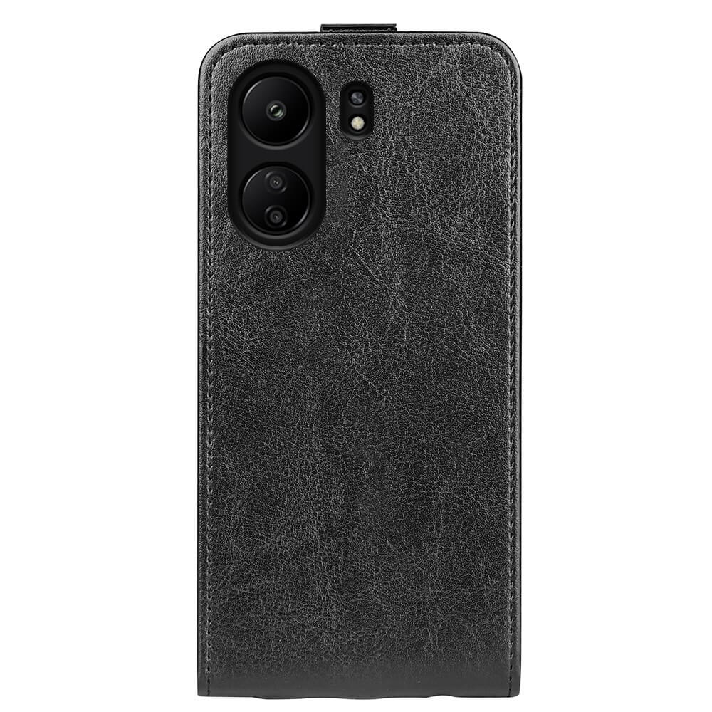 Xiaomi Poco C65 / Redmi 13C - Klassisches Flip Case schwarz