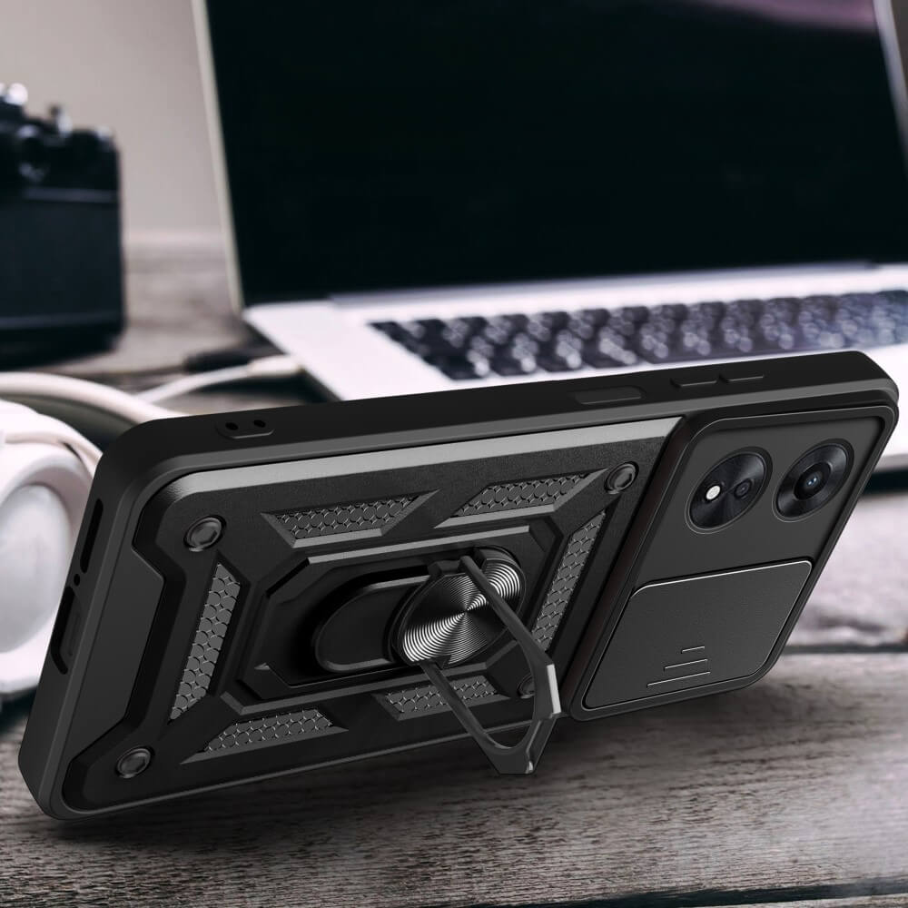 OPPO A58 4G - Custodia Armor con kickstand