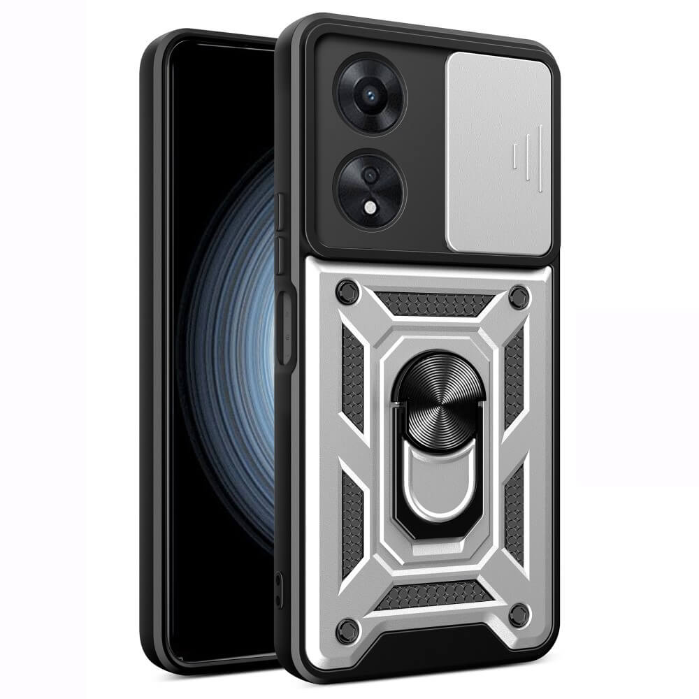 OPPO A58 4G - Custodia Armor con kickstand