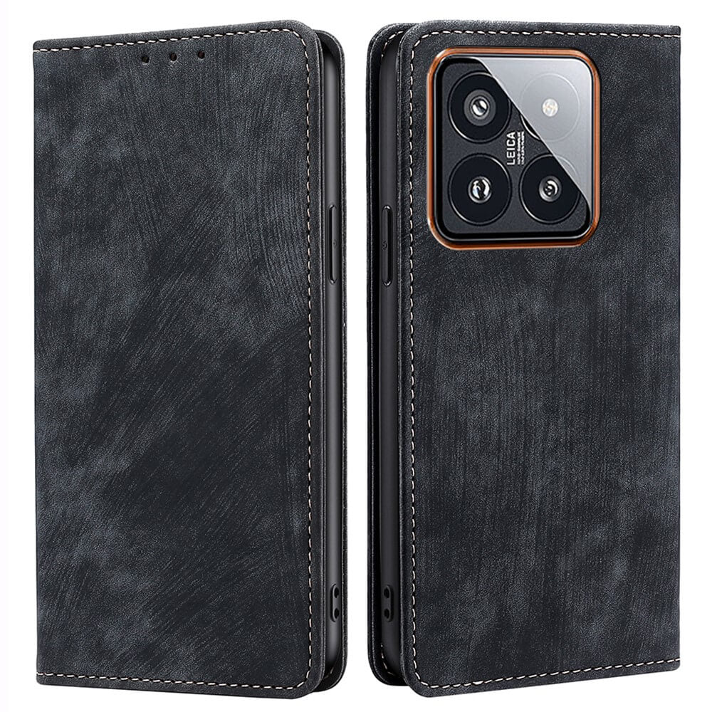 Xiaomi 14 Pro  - Custodia flip con blocco RFID