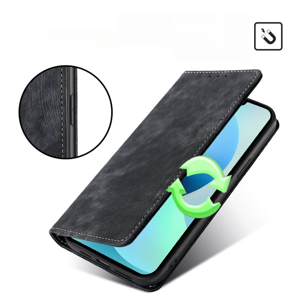 Xiaomi 14 Pro  - Custodia flip con blocco RFID