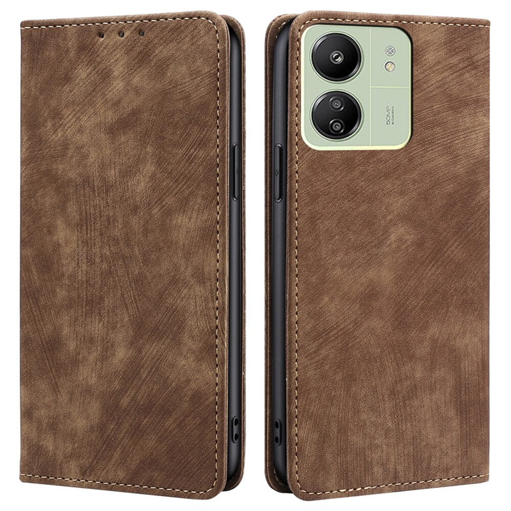 Xiaomi Poco C65 / Redmi 13C - Custodia flip con blocco RFID