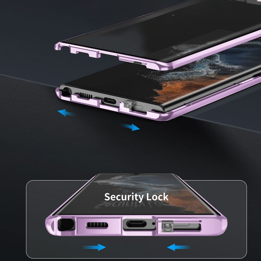 Galaxy S24+ - Magnetic Protective Case With Glass