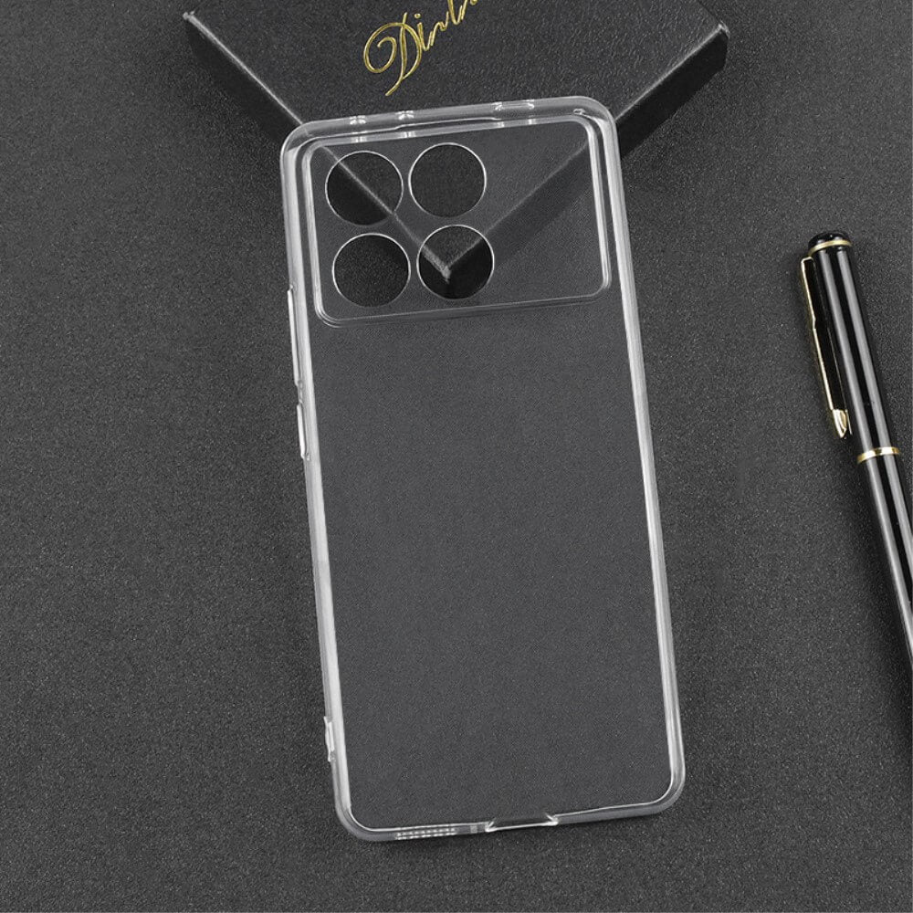 Xiaomi Poco F6 Pro - Silicone Rubber Case Transparent