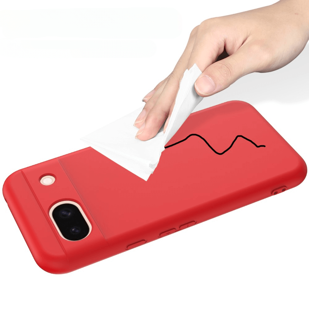 Google Pixel 8a - Custodia in gomma siliconica