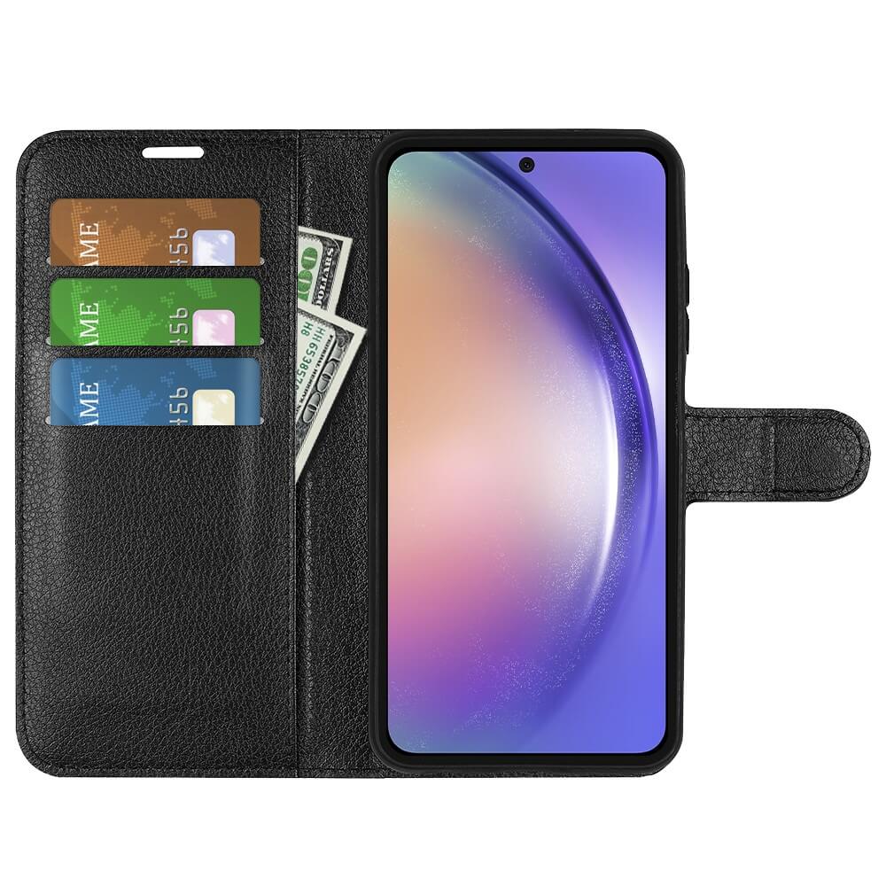 Galaxy A55 - Leather Wallet Case