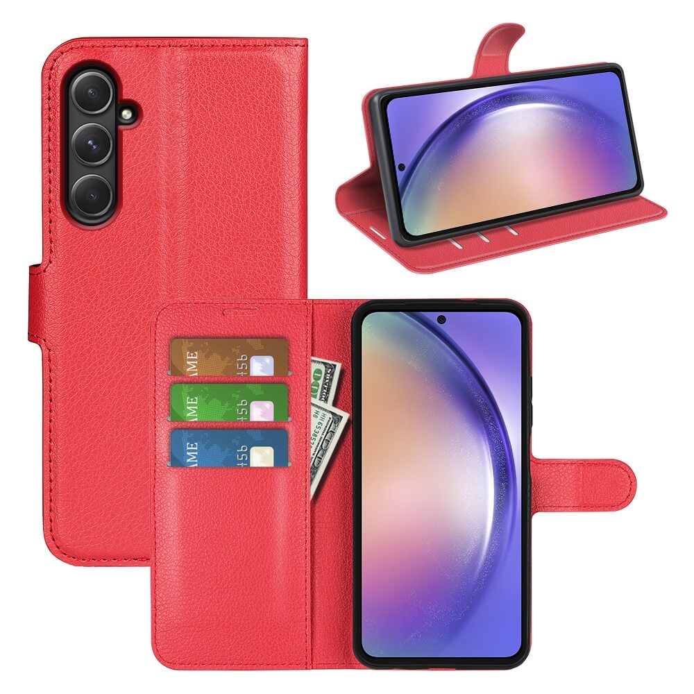 Galaxy A55 - Leather Wallet Case