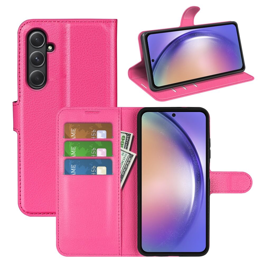 Galaxy A55 - Leather Wallet Case