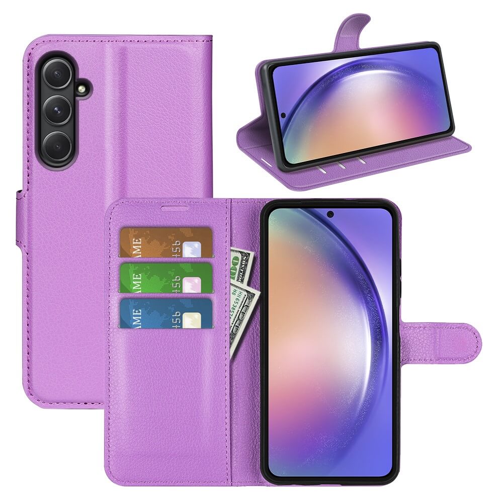 Galaxy A55 - Leather Wallet Case