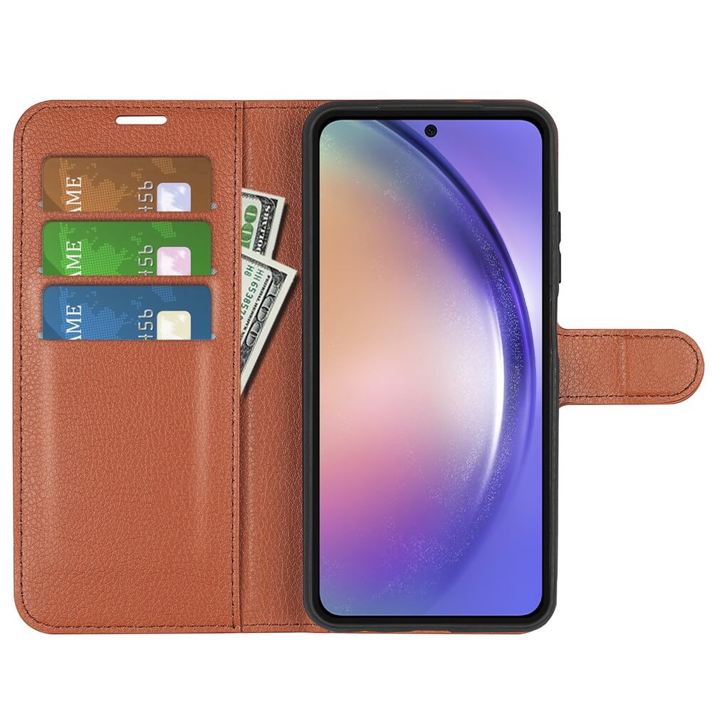 Galaxy A55 - Leather Wallet Case