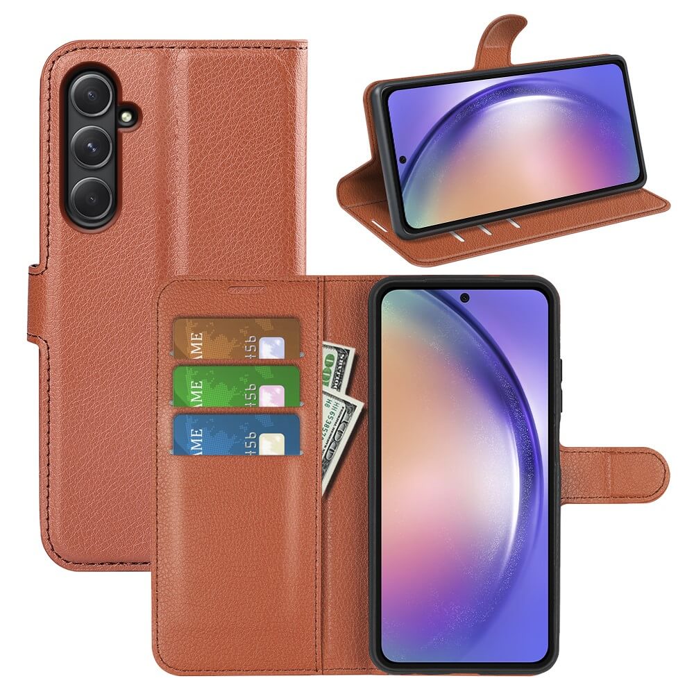 Galaxy A55 - Leather Wallet Case