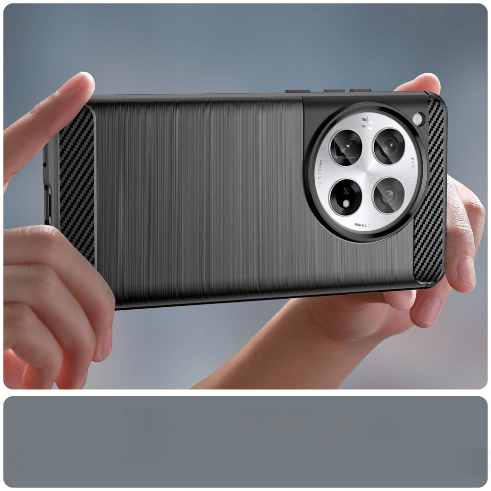 Oneplus 12R - Metal Carbon Look Case