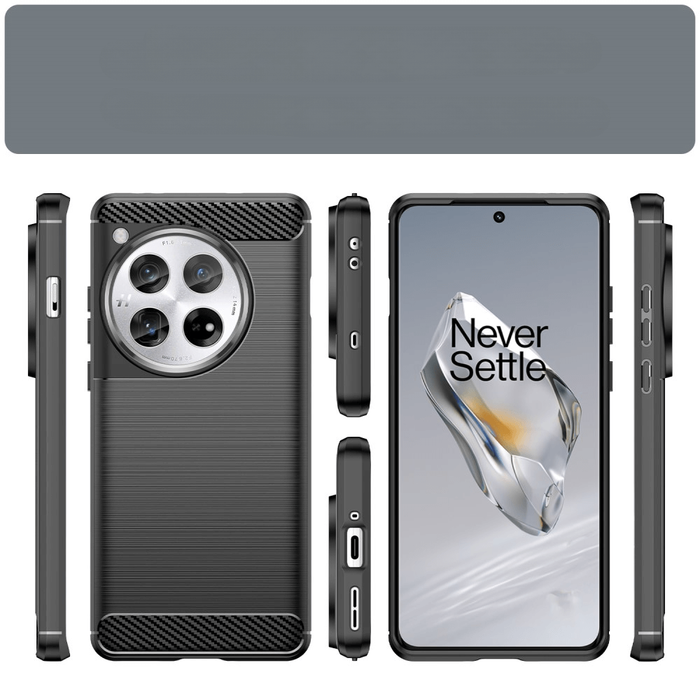 Oneplus 12R - Metal Carbon Look Case