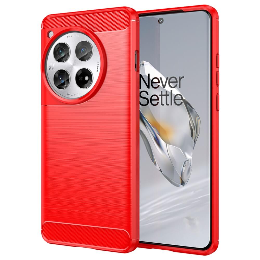 Oneplus 12 - Cover in look metallo carbonio