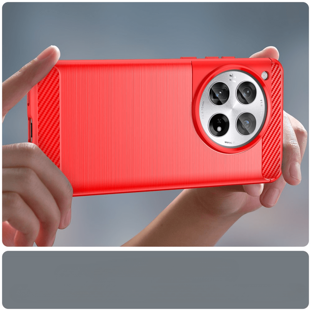 Oneplus 12R - Metal Carbon Look Case