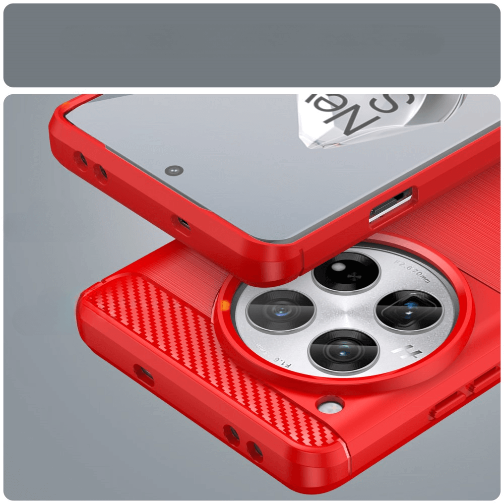 Oneplus 12R - Metal Carbon Look Case