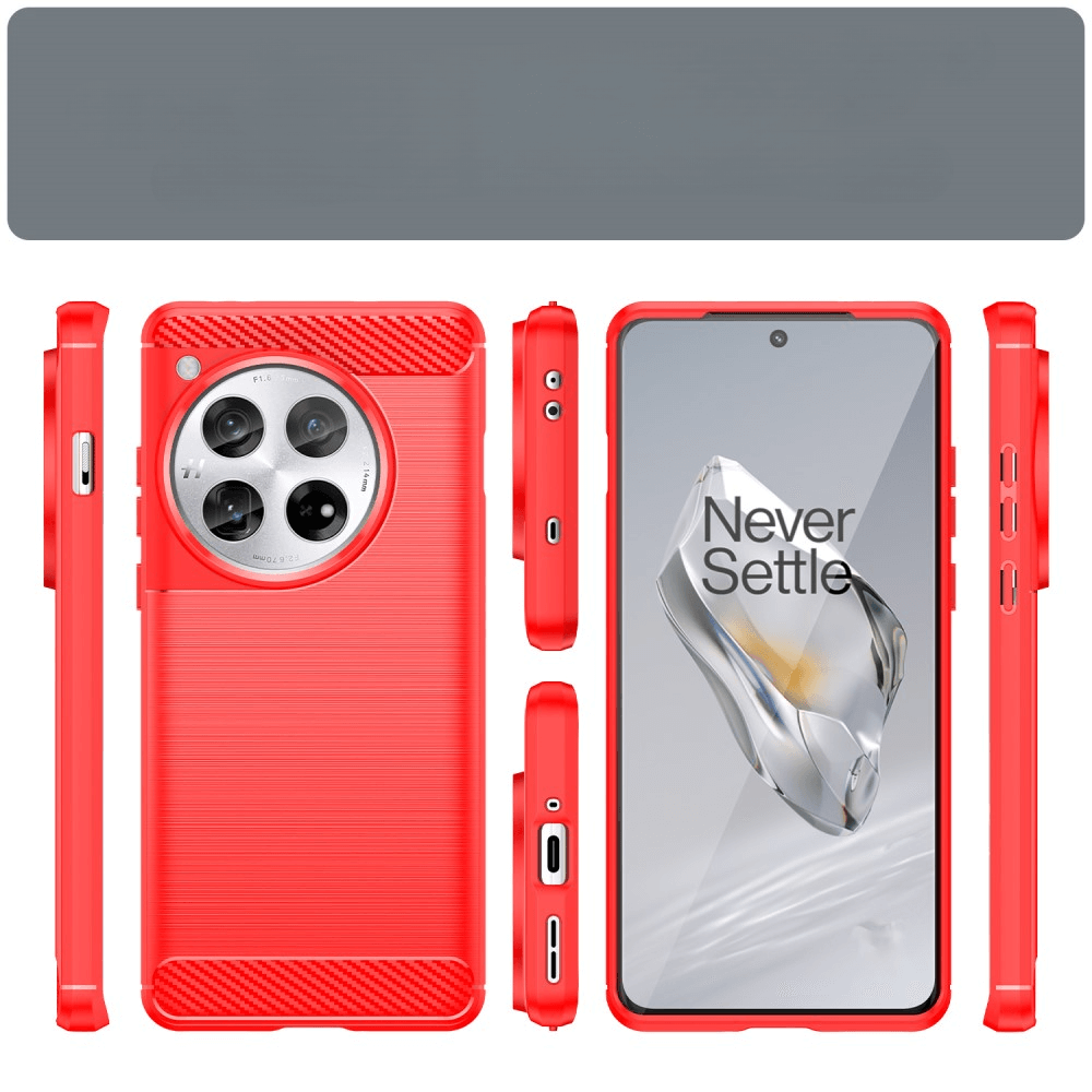 Oneplus 12R - Metal Carbon Look Case