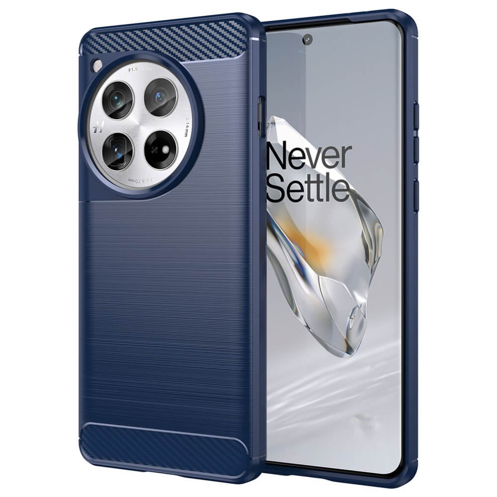 Oneplus 12 - Cover in look metallo carbonio