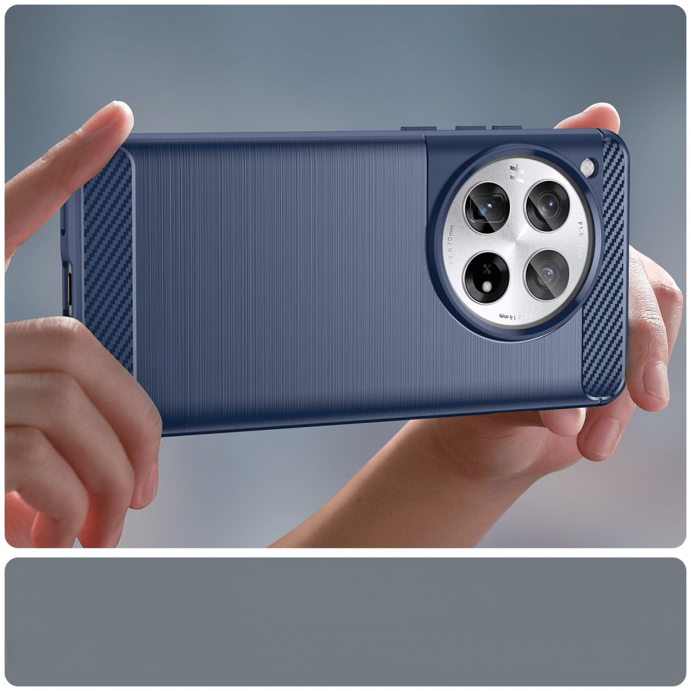 Oneplus 12R - Metal Carbon Look Case
