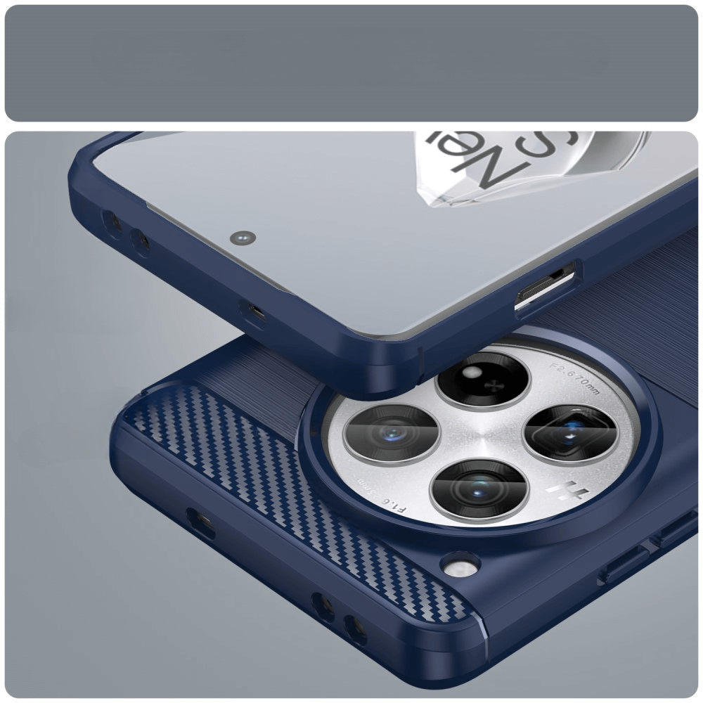 Oneplus 12R - Metal Carbon Look Case