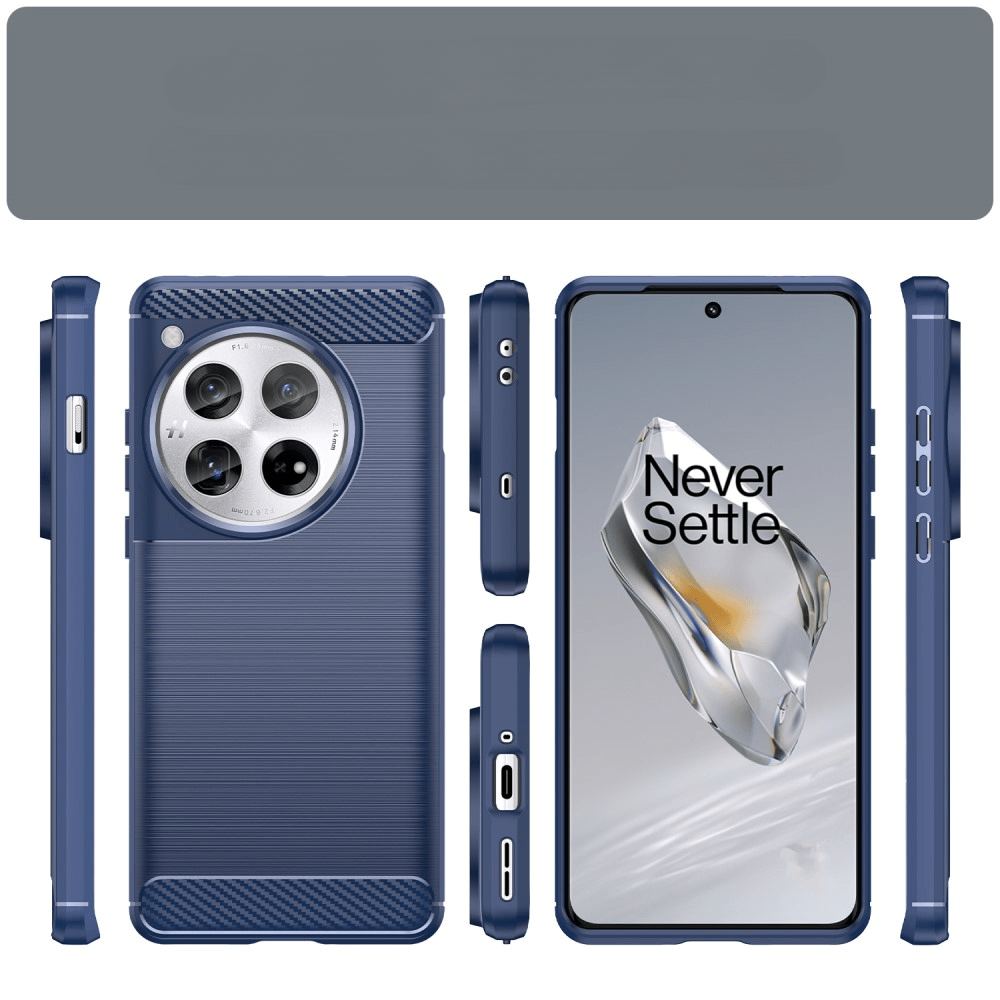 Oneplus 12R - Metal Carbon Look Case