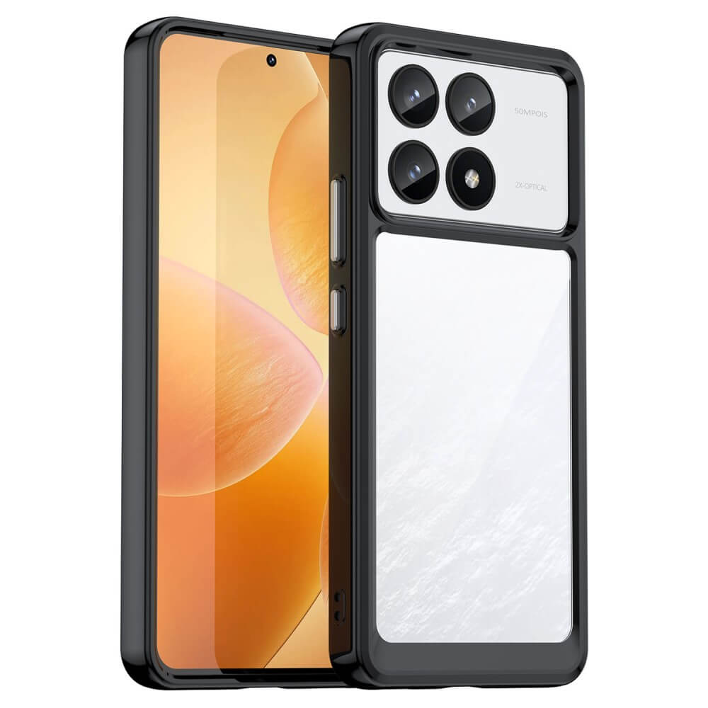 Xiaomi Poco F6 Pro - Protective Acrylic Phone Case with Raised Edge