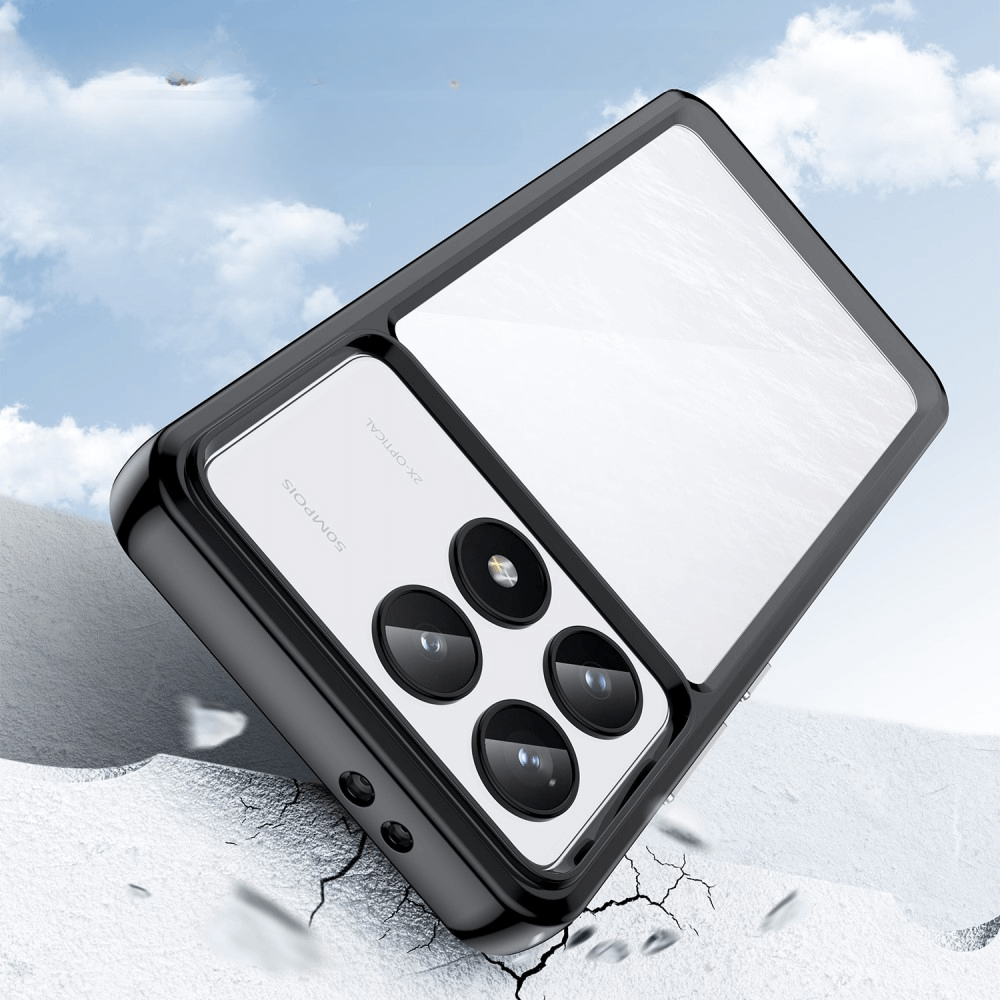 Xiaomi Poco F6 Pro - Protective Acrylic Phone Case with Raised Edge