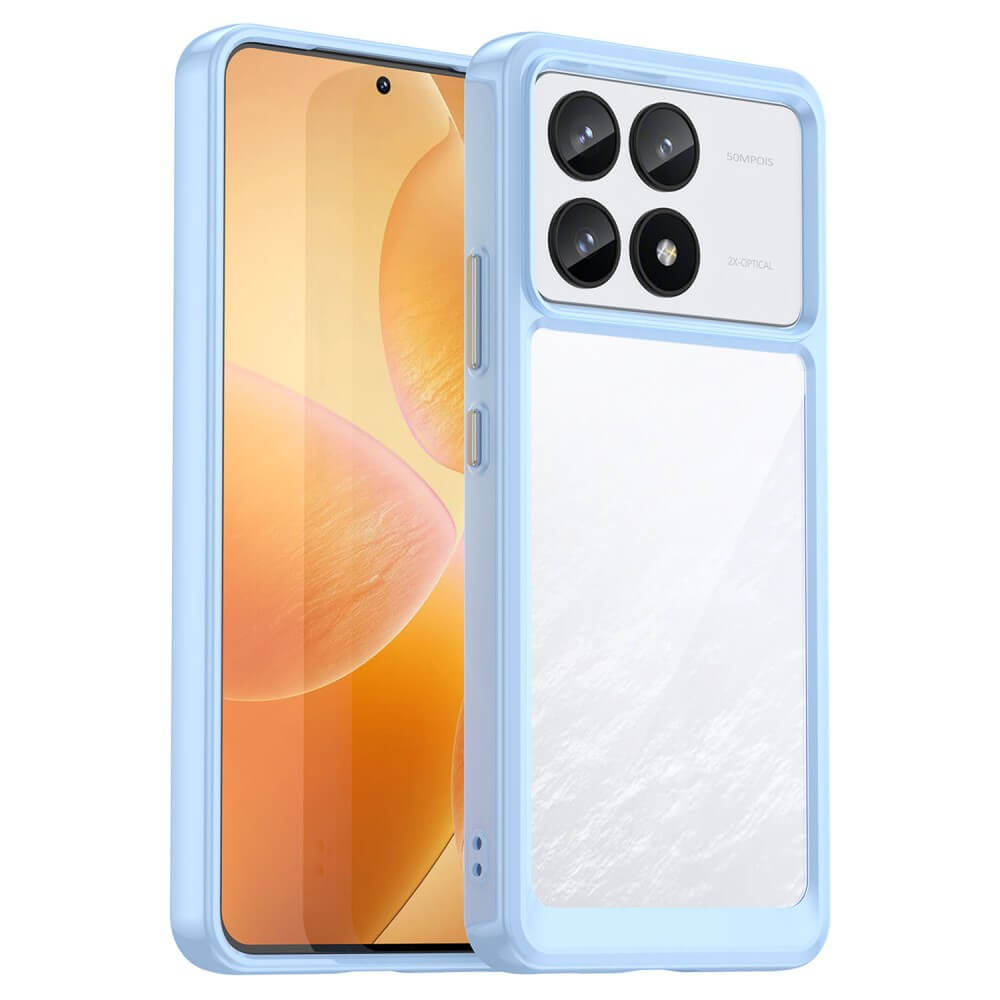 Xiaomi Poco F6 Pro - Protective Acrylic Phone Case with Raised Edge