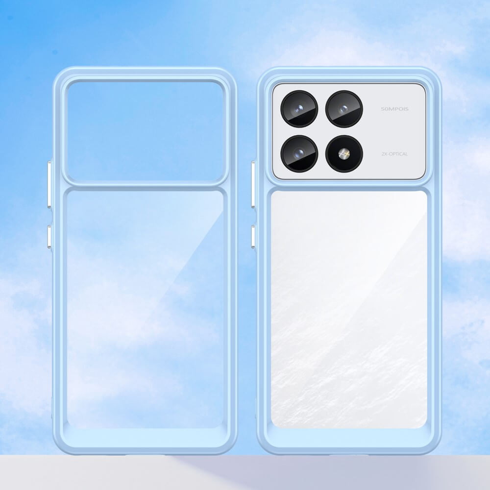 Xiaomi Poco F6 Pro - Protective Acrylic Phone Case with Raised Edge