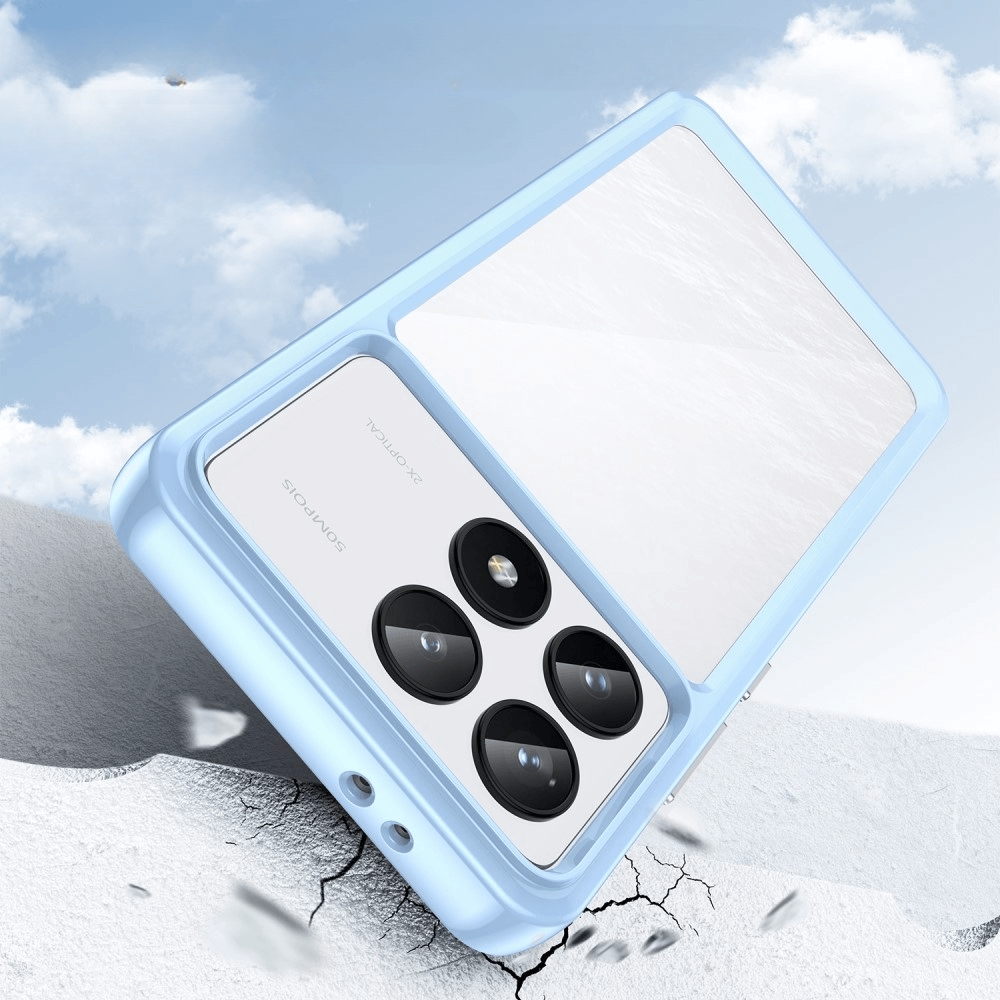 Xiaomi Poco F6 Pro - Protective Acrylic Phone Case with Raised Edge