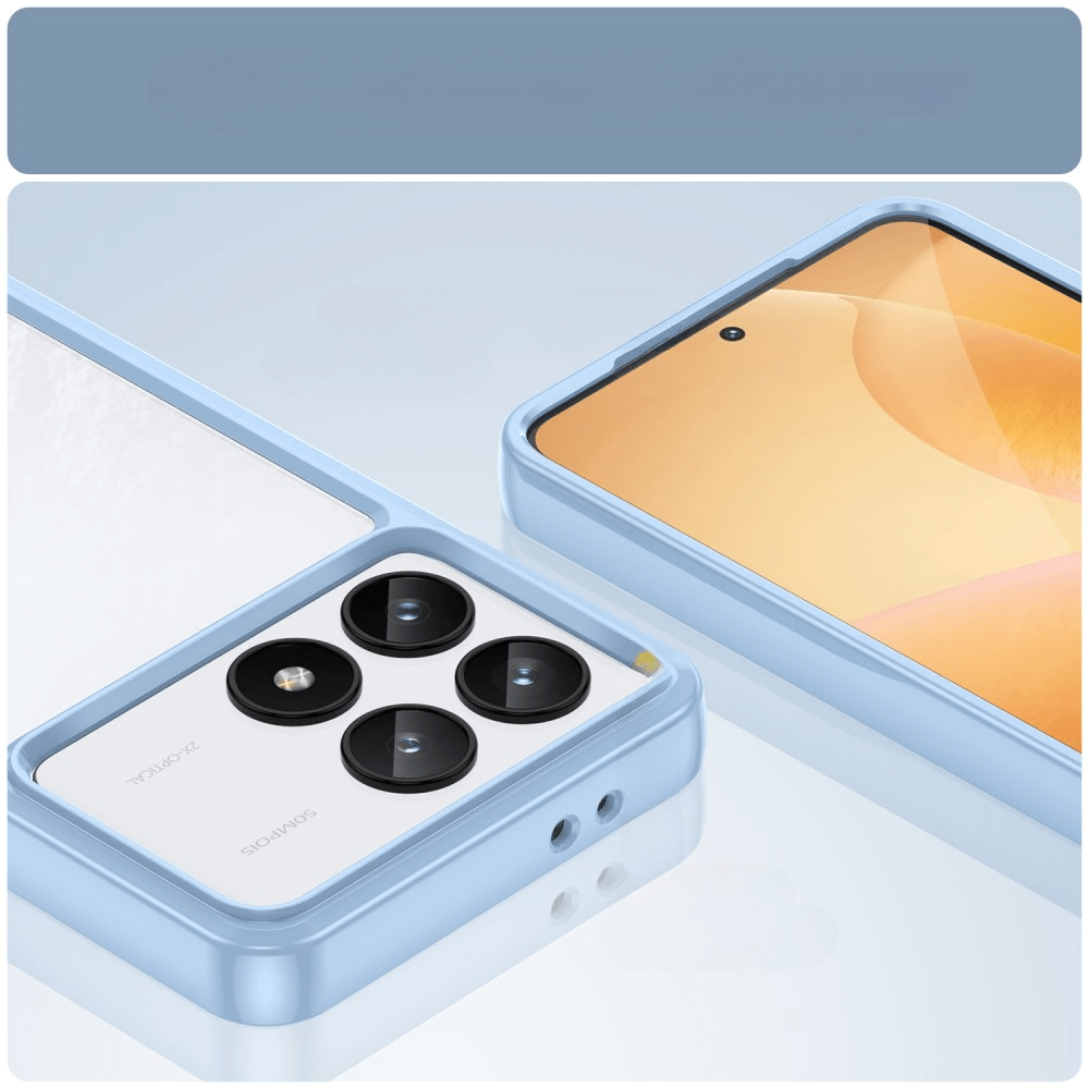 Xiaomi Poco F6 Pro - Protective Acrylic Phone Case with Raised Edge