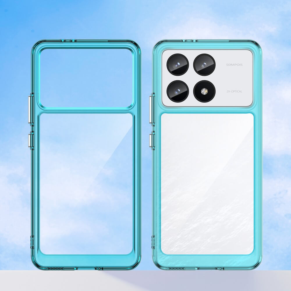 Xiaomi Poco F6 Pro - Protective Acrylic Phone Case with Raised Edge