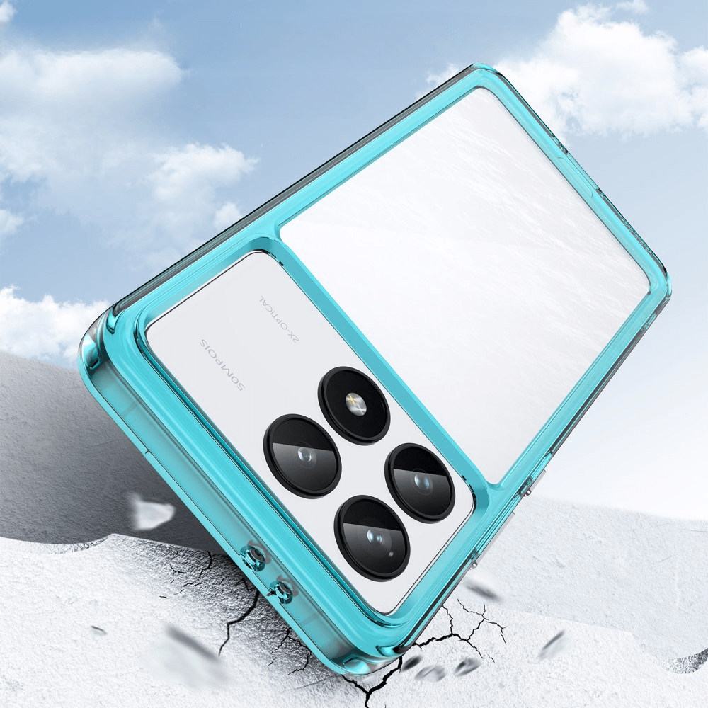 Xiaomi Poco F6 Pro - Protective Acrylic Phone Case with Raised Edge