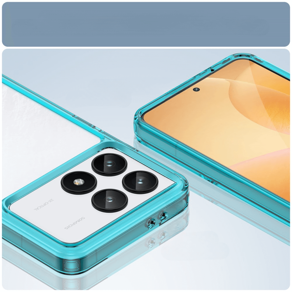 Xiaomi Poco F6 Pro - Protective Acrylic Phone Case with Raised Edge