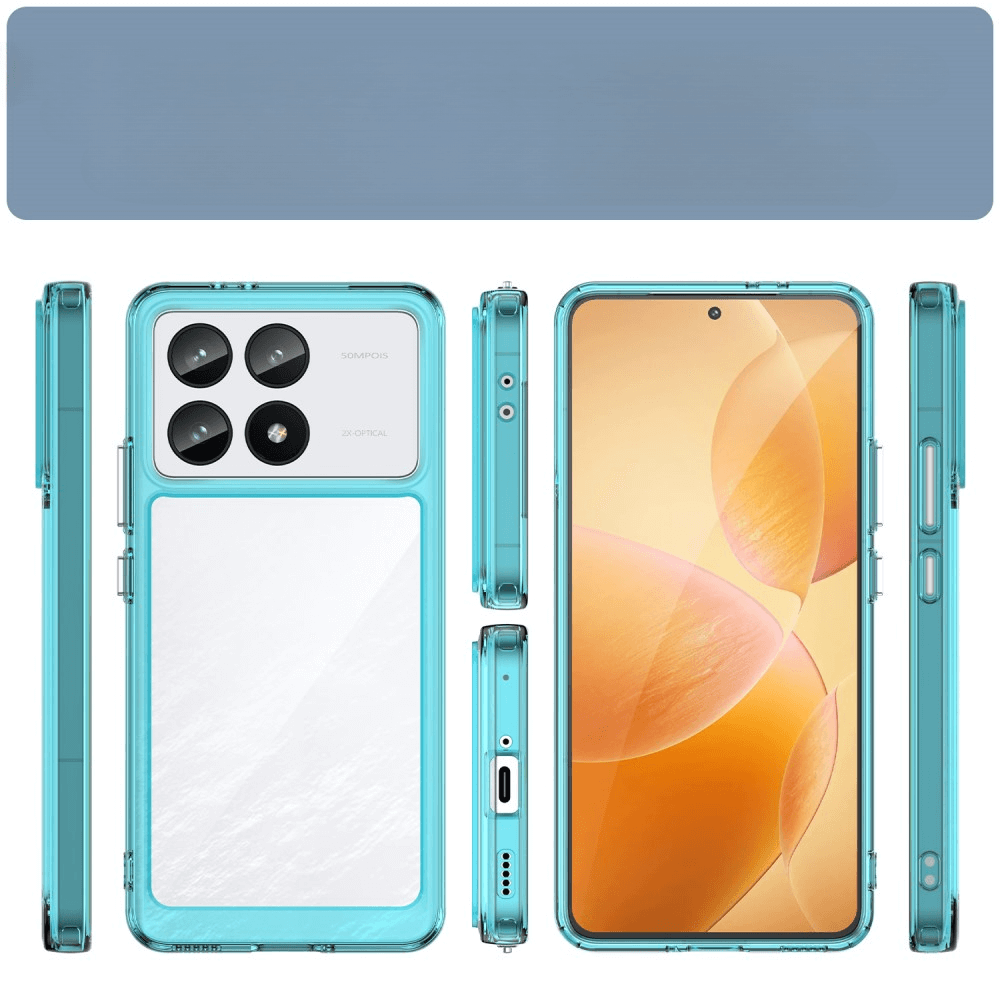 Xiaomi Poco F6 Pro - Protective Acrylic Phone Case with Raised Edge