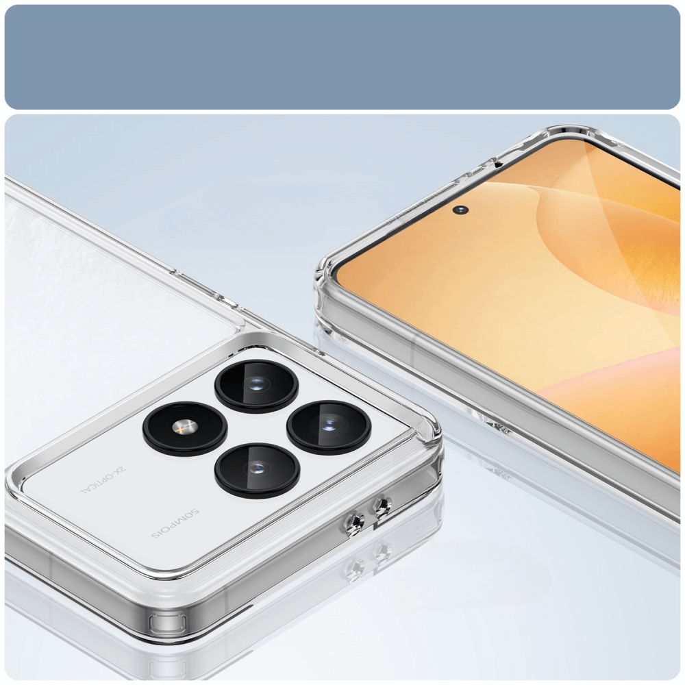 Xiaomi Poco F6 Pro - Protective Acrylic Phone Case with Raised Edge