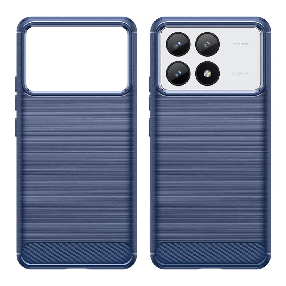 Xiaomi Poco F6 Pro - Metal Carbon Look Case