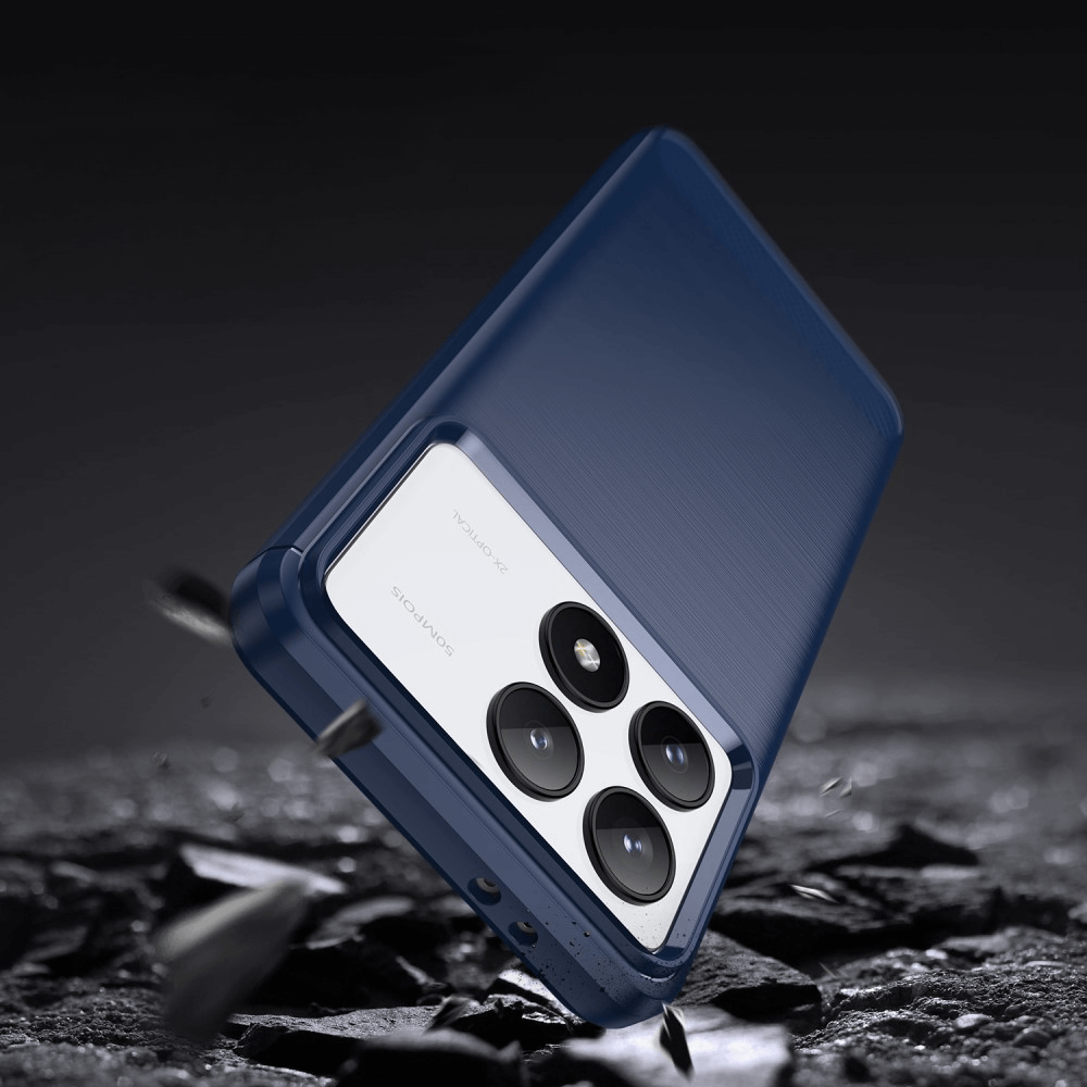 Xiaomi Poco F6 Pro - Metal Carbon Look Case