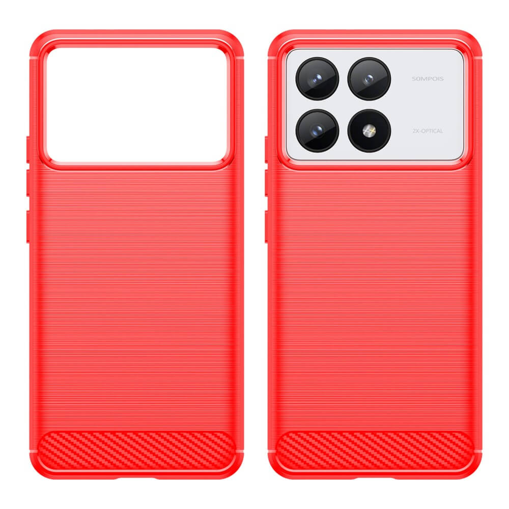 Xiaomi Poco F6 Pro - Metal Carbon Look Case