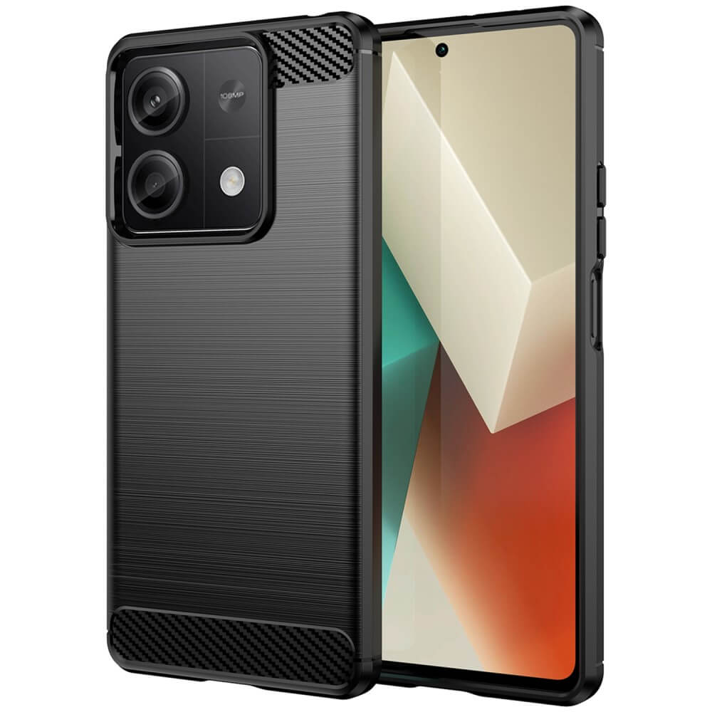 Xiaomi Redmi Note 13 5G - Metal Carbon Look Case