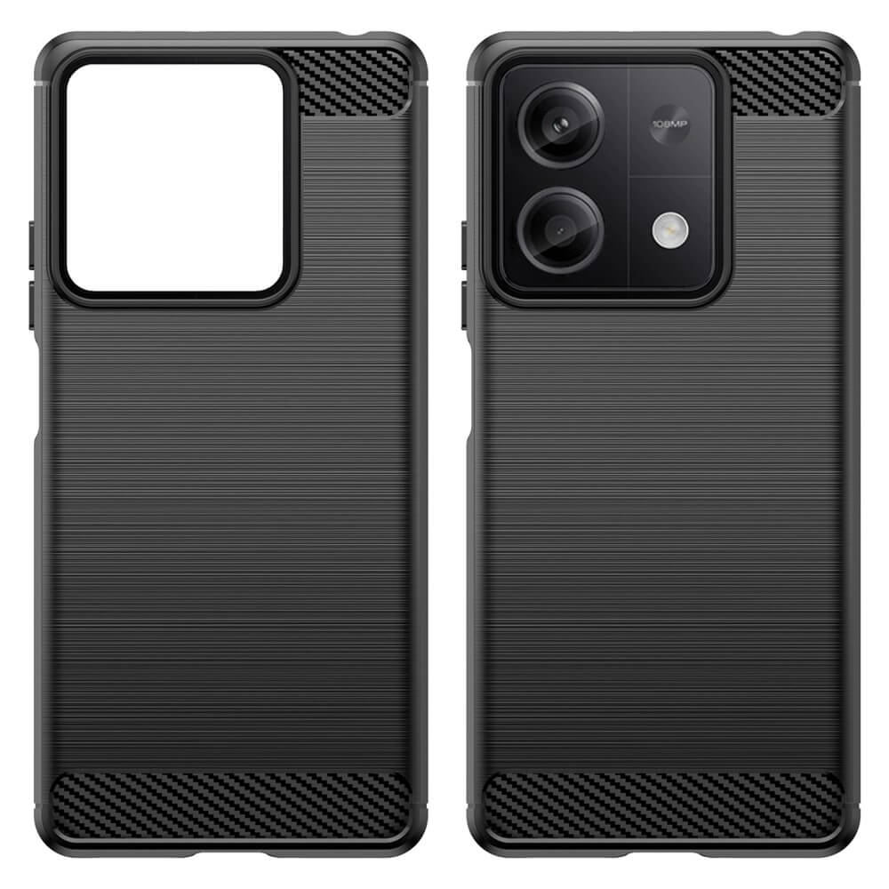 Xiaomi Redmi Note 13 5G - Metal Carbon Look Case