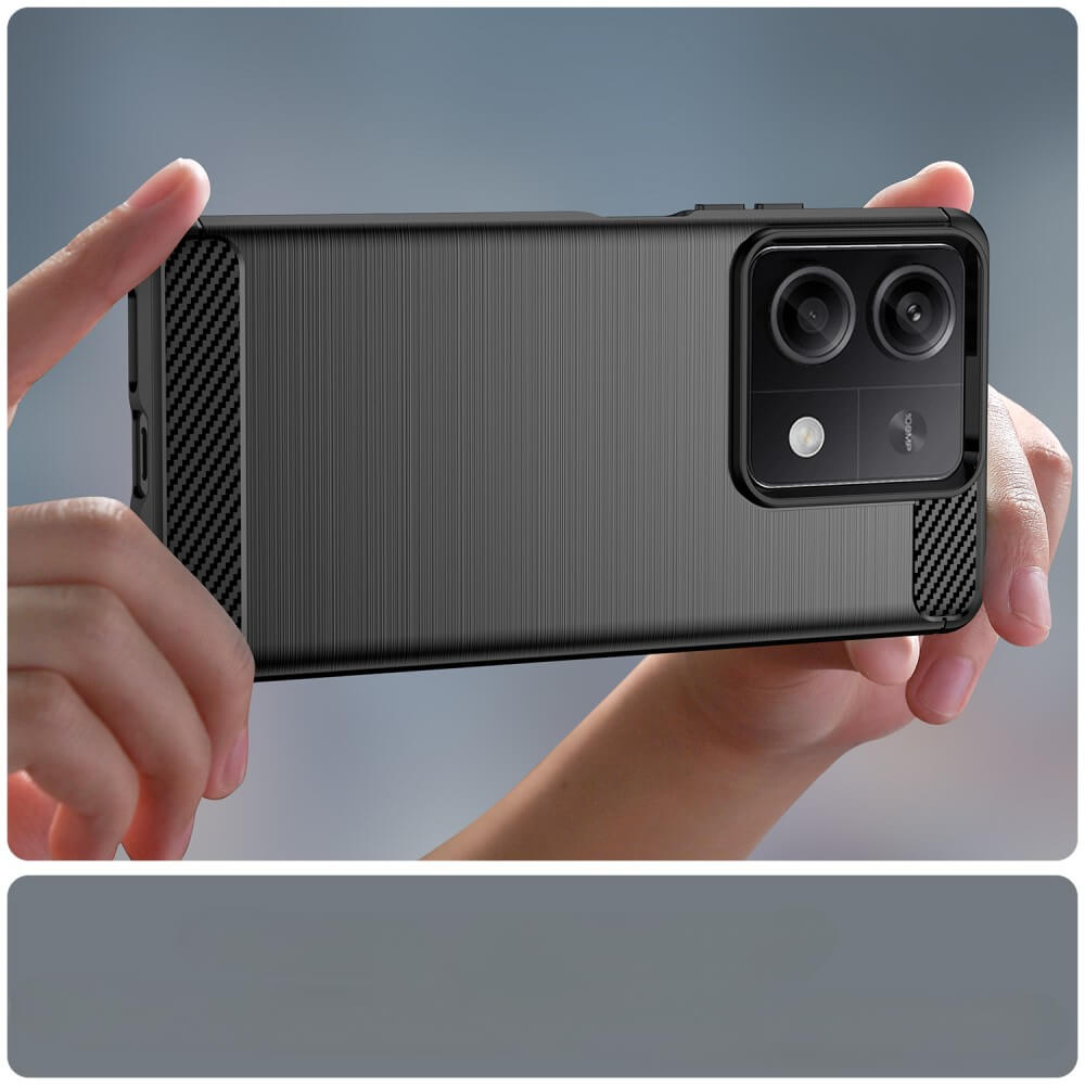 Xiaomi Redmi Note 13 5G - Metal Carbon Look Case
