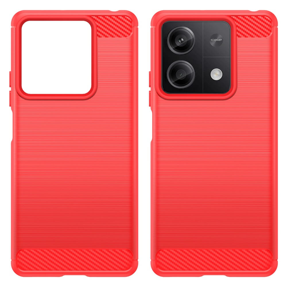 Xiaomi Redmi Note 13 5G - Metal Carbon Look Case