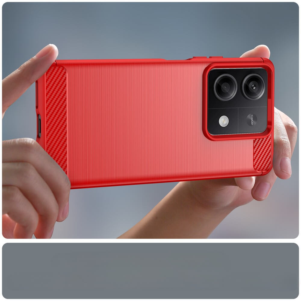 Xiaomi Redmi Note 13 5G - Metal Carbon Look Case